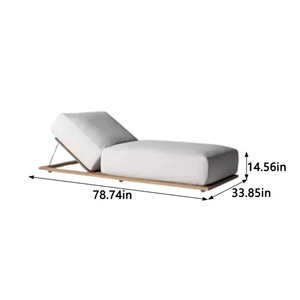Chaise <span class=keywords><strong>de</strong></span> <span class=keywords><strong>piscine</strong></span> <span class=keywords><strong>en</strong></span> <span class=keywords><strong>bois</strong></span> massif imperméable pour hôtel, jardin, patio, <span class=keywords><strong>transat</strong></span> <span class=keywords><strong>de</strong></span> jardin, chaise longue d'extérieur, lit <span class=keywords><strong>de</strong></span> jour pour <span class=keywords><strong>piscine</strong></span> - Product Image 2