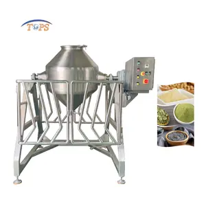 Full-Length Welding 200L W Series Double Cone Mixer Plant-Based Meat-Based Casein Protein Powder Mixing Machine