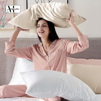 Funda de Almohada de Tela Brocada de Seda Real, Tejida, Ligera, Lavable, Resistente a la Abrasión, Certificada por OEKO-TEX, 100% Seda