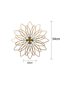 Grande horloge murale en métal en forme de <span class=keywords><strong>soleil</strong></span>, moderne et créative, pour la décoration du salon, vente en gros - Product Image 6