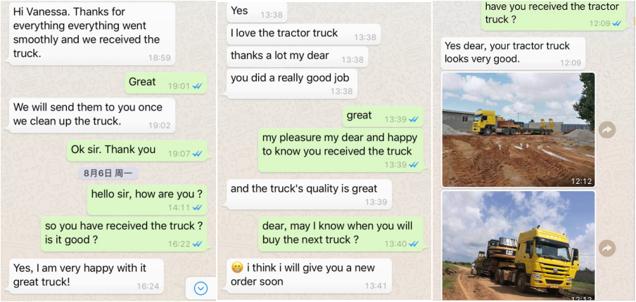 used shacman tractor truck