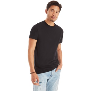 T-shirt de sport pour homme de qualité supérieure, col rond, logo imprimé, tissu tricoté respirant anti-rides, manches courtes, coupe classique - Product Image 2