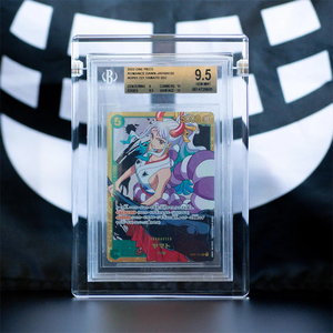 Tarjeta de Clasificación SYP del Juego de Cartas One Piece - <span class=keywords><strong>Yamato</strong></span> (OP01-121 SEC) del Set Japonés Romance Dawn 2022, con Funda Acrílica - Product Image 1