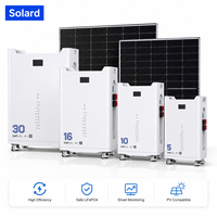Sistema de Batería de Almacenamiento de Energía Doméstica LiFePO4 Apilable de 8000 Ciclos, 10 kWh, 200 Ah, Garantía de 10 Años