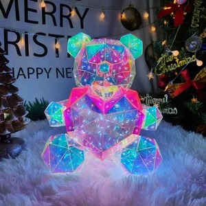 <b>Led</b> <b>Light</b> Up Teddy Bear Romantic Surprise Bear Lamp Colorful Red Heart Bear Girls Birthday Valentine'S Day Xmas Christmas Gift - Product Image 2