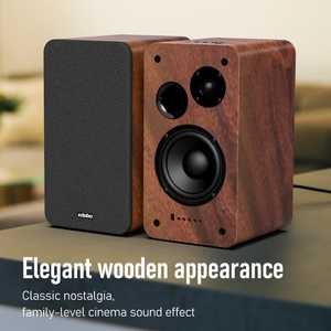 ลำโพงบลูทูธแบบแอคทีฟ HiFi สำหรับโฮมเธียเตอร์ รุ่น Professional Surround 2.0 พร้อมแอมพลิฟายเออร์ในตัว วัสดุไม้ - Product Image 2