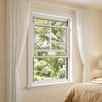 Ventana Corrediza de Aluminio Personalizada con Doble Acristalamiento, Fácil de Limpiar, Ahorra Espacio, Conexión Natural, Estética Clásica, Seguridad en Primera Línea