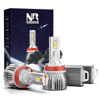 NAOEVO-bombilla Led superbrillante para coche, sistema de iluminación automático, faro delantero, H1, H4, H7, H11, 9005, 9006