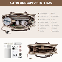 LOVEVOOK Sacs à bandoulière de luxe personnalisés avec logo, grande capacité, imperméables, pour le travail, le bureau, les infirmières, sacs fourre-tout pour ordinateur portable 15,6 pouces