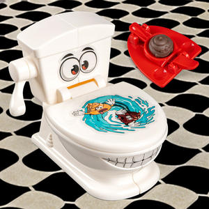Creativo Mini Inodoro Catapulta Juguete Divertido Novela Escritorio Disparar Juego para Niños Nueva Familia Parodia Juguetes Tricky Hecho de Plástico Duradero - Product Image 3