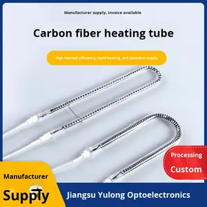 Инфракрасные нагревательные трубки из кварцевого стекла с углеродным волокном на заказ от производителя Yaolong - Product Image 2