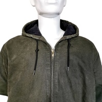 Veste de travail en coton pour hommes, tissu de canard surdimensionné, tissu robuste d'hiver