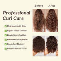 Après-shampoing Professionnel à l'Huile d'Argan, Biotine et Beurre de Karité pour Réparer les Boucles, Réduire les Pointes Fourchues et Maintenir l'Hydratation des Cheveux (Vente en Gros)