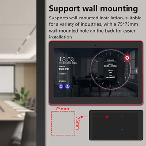 แท็บเล็ตแอนดรอยด์10.1นิ้วติดผนังพีซี<span class=keywords><strong>3G</strong></span> GSM 4G LTE 32GB POE NFC Wi-Fi หน้าจอสั<span class=keywords><strong>ม</strong></span>ผัสไฟ LED ห้องประชุมห้องประชุมใช้ในการจองทางธุรกิจ - Product Image 5