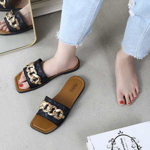 Nouvelles pantoufles à boucle pour femmes, chaussures plates tendance pour femmes - Product Image 4