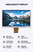 Module d'affichage LCD TFT IPS 7 pouces 1024x600 16,7 millions de couleurs avec rétroéclairage LED et interface TTL pour équipement industriel