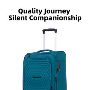 Juego de Maletas de Viaje de 3 Piezas, 20, 24 y 28 Pulgadas, Personalizadas, Resistentes a Caídas, de Poliéster, con Ruedas - Product Image 4