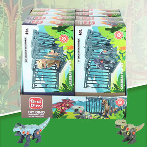 บล็อกตัวต่อพลาสติกตัวต่อเพื่อการศึกษาของเล่นไดโนเสาร์สำหรับเด็กผู้ชายตัวต่อของเล่น<span class=keywords><strong>การ์ตูน</strong></span>ทำจากพลาสติกเพื่อการศึกษา - Product Image 6