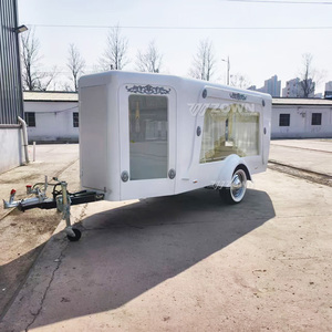 White hearse <b>trailer</b>, European style hearse, traditional white horse-drawn carriage hearse for sale. - Product Image 2