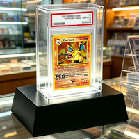 Support d'affichage LED TCG pour cartes gradées, présentoir en acrylique lumineux pour cartes à collectionner de sport, Pokémon, baseball
