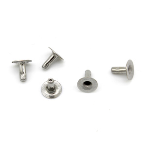 Rivets en acier inoxydable 304 de haute qualité et rivets rapides à double capuchon en laiton <span class=keywords><strong>pour</strong></span> ceintures en cuir, sangles de sacs et artisanat du cuir DIY - Product Image 5