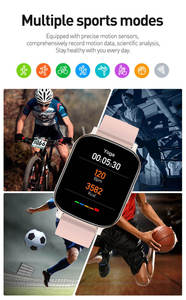 ST20 심박수 모니터 피트니스 트래커 우아한 연인 커플 터치 스마트 팔찌 여성 스마트 시계 - Product Image 4