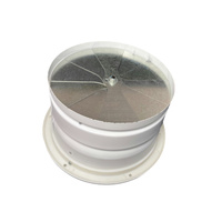 Diffuseur de buse à Jet réglable en aluminium de Ventilation CVC de haute qualité avec amortisseur de contrôle du Volume d'air en forme de secteur