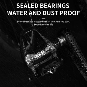 एस्लएनफ अल्ट्रालाइट साइकिल साइकिल स्ड लॉक पेडल क्लीएट माउंटेन बाइक सेल्फ लॉकिंग पेडल - Product Image 5