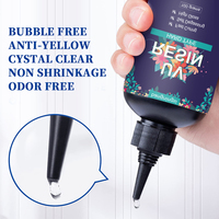 Résine liquide UV transparente haute dureté Bangningsi 200G, sans mélange nécessaire, pour la fabrication artisanale de bijoux DIY