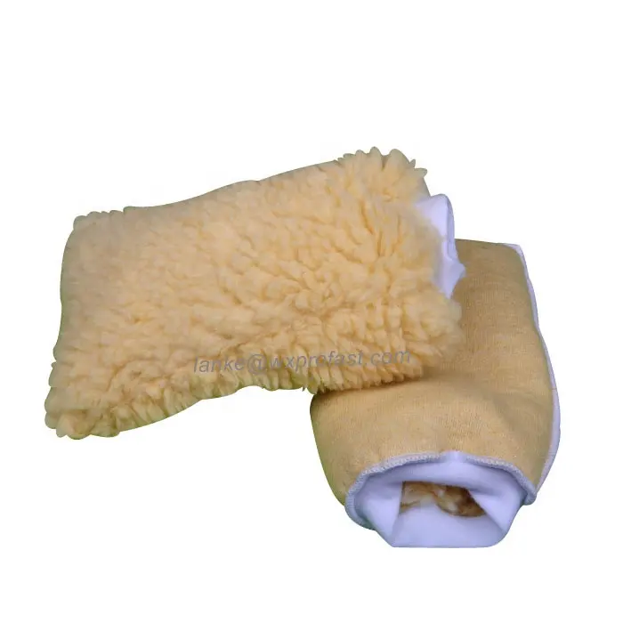 새로운 스타일 자동 마이크로 섬유 Microfibre 장갑 청소 먼지 장갑 합성 Lambwool 세차 미트