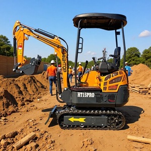 Excavadora de cadenas de 1.5 toneladas con accesorio multifuncional compatible con la excavación de zanjas en terrenos agrícolas - Product Image 1
