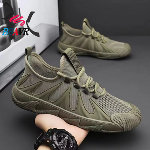 Zapatos de Trabajo Modernos para Hombre, Primavera-Verano, Transpirables, de Malla Tejida, para Obras de Construcción - Product Image 1