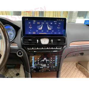 Autoradio Android 12.3'' Schermo Superiore + 9.66'' Schermo AC, Unità Audio Stereo per Chrysler 300C 300 300S 2011-2023, Carplay Wireless - Product Image 1