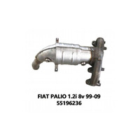 Peças de automóvel unidade nova peças de motor conversor catalítico conversor catalítico/tipo gato aprovado para 55196236 Fiat qualidade OEM