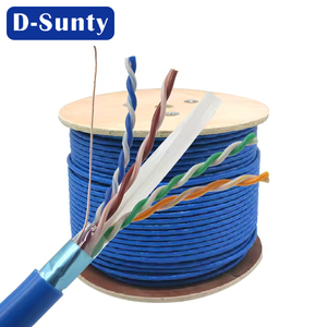 สายแลน Cat6 ยาว 305 เมตร แบบ 4 คู่ 23AWG UTP ทองแดงแท่ง สำหรับอินเทอร์เน็ตและเครือข่ายอีเธอร์เน็ต พร้อมกล่องร้อยสาย - Product Image 2