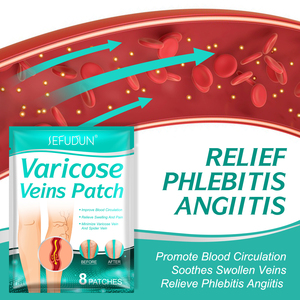 SEFUDUN Extracto de hierbas Parche transdérmico Mejora la circulación Parches DE SALUD venosa varicosa - Product Image 2