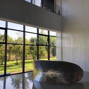 EX613 Barre de repose-pieds intégrée au comptoir, moderne, style Art Déco, durable, multifonctionnelle, en acier inoxydable, étanche, à fixation au sol pour - Product Image 5