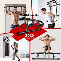 Barre de traction Wellshow Sport pour porte, barre de traction pour porte, sans vis, poignées à marteau, crochet de montage, équipement d'entraînement à domicile
