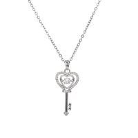 Collier en acier inoxydable Resoul Aesthetic pour femme, pendentif en zircone, bijoux délicats