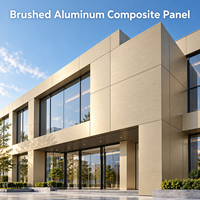 Panneau composite en aluminium brossé couleur personnalisée 4 mm 4x8 pieds pour la fourniture en gros de panneaux muraux