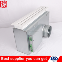 Fournitures HVAC Fente Linéaire VAV Diffuseur Alimentation en Air Conduit Plenum Box ventilation avec Thermostat boîte Connecter Outils