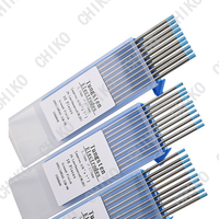 WL20 elektroda tungsten biru untuk las tig elektroda Tungsten barat tengah 2% Biru Tungsten Lanthanated