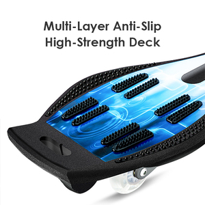 ZHOYA Planche à roulettes torsadée à deux roues Dragon Board Drifting <span class=keywords><strong>Waveboard</strong></span> Caster Board avec roues LED lumineuses pour enfants et débutants - Product Image 3