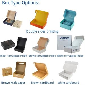 Boîte en carton ondulé de luxe personnalisée avec logo imprimé à l'intérieur, pour cosmétiques, produits de soin de la peau, e-commerce, livraison FMCG - Product Image 5