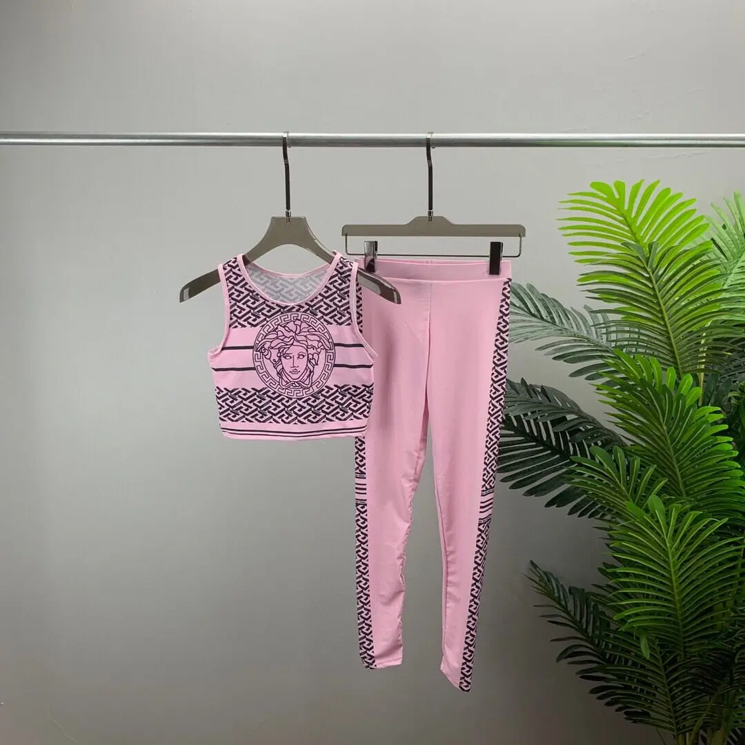 Combinaison de sport naturelle de yoga, tenue de fitness, gilet rose imprimé de la série avatar, Leggings fins et élastiques, nouvelle collection 2022