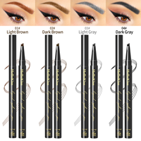 Crayon à sourcils imperméable et résistant à la transpiration, à pointe à 4 fourches, longue durée, haute pigmentation, cosmétiques de beauté en gros