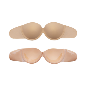 <span class=keywords><strong>Soutien</strong></span>-<span class=keywords><strong>gorge</strong></span> adhésif <span class=keywords><strong>en</strong></span> <span class=keywords><strong>silicone</strong></span> sans bretelles OEM, forte adhérence, push-up, sexy, fermeture avant pour mariage, bonnet personnalisable - Product Image 4