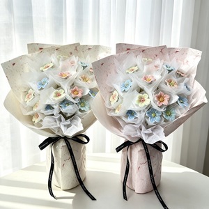 Bouquet en céramique créatif fait main 2026, best-seller, bouquet éternel, cadeau en gros - Product Image 1