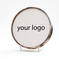 Enseigne lumineuse LED extérieure, enseigne murale intérieure, enseigne en lettres acryliques 3D rondes, boîte lumineuse publicitaire LED