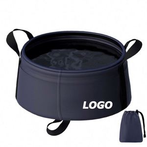 Bassin de voyage pliable portable, bol pliable pour le lavage des pieds et du visage en extérieur, évier de camping léger pour cadeaux promotionnels - Product Image 1